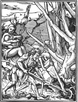 Holbeins Totentanz Waldrodung